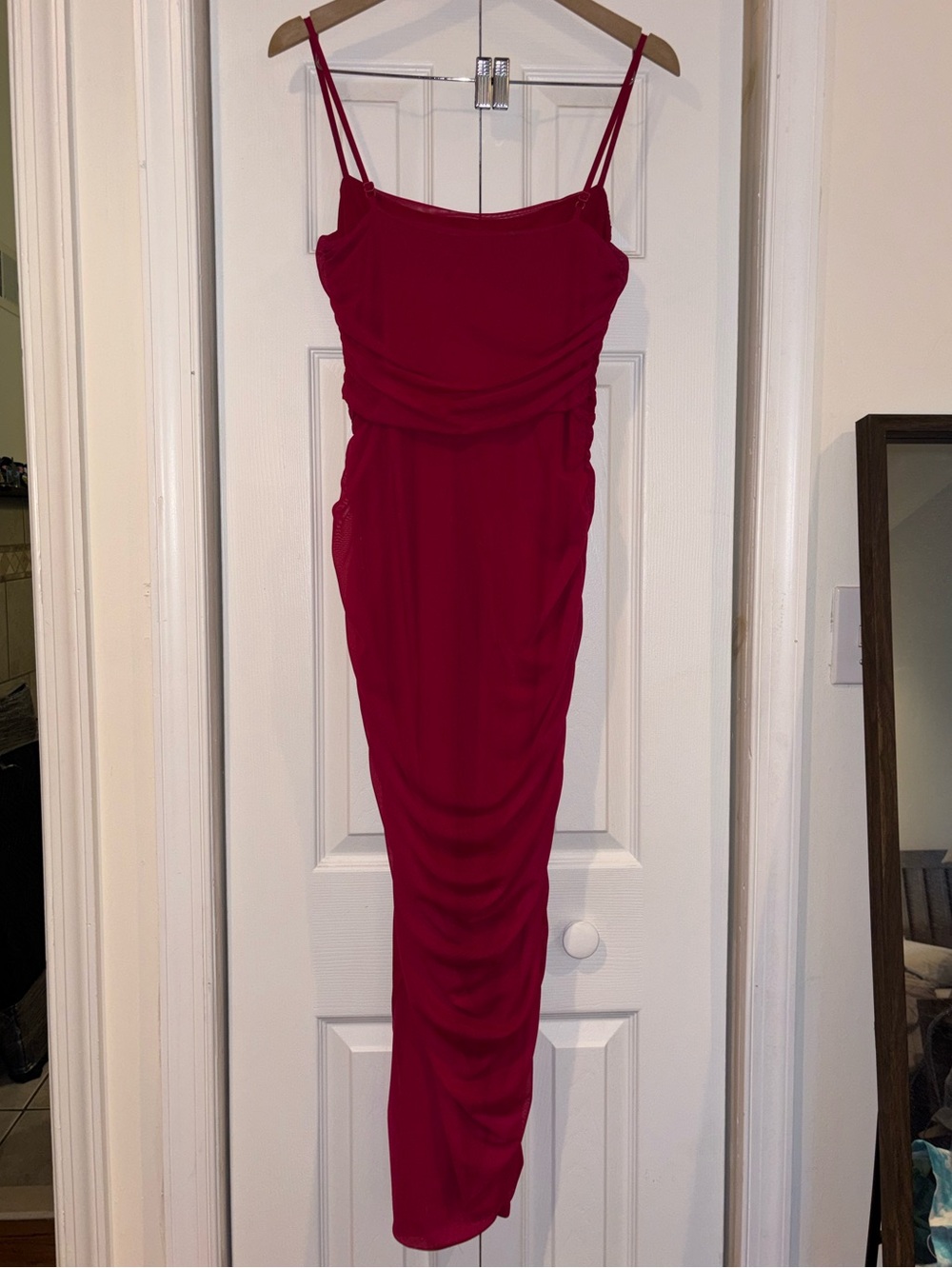 Express Midi Dress, Raspberry, medium - Picture 7 of 7